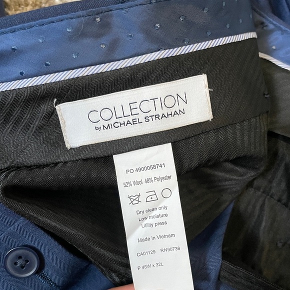 COLLECTION by Michael Strahan | Men’s Wool Blend Dress Pants | 48W 32L - Picture 2 of 5
